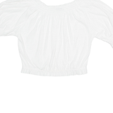 ZARA Womens Top White Off Shoulder S
