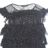 ZARA Womens Top Black S