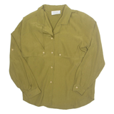 Womens Shirt Green Long Sleeve M