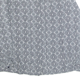 XTROVERT Womens Printed Shirt Black Collared Long Sleeve Geometric M