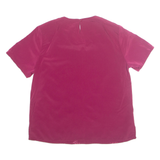 MAGGIE SWEET Embroidered Womens Top Maroon Floral S