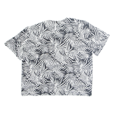 Womens Printed Top Black Floral L