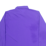 Womens Blouse Purple High Neck Long Sleeve L