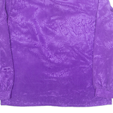 CARIBOU Womens Printed Shirt Purple Collared Long Sleeve L