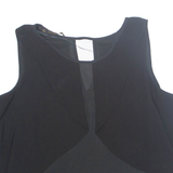 ZARA Womens Cropped Blouse Black M