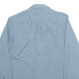 Womens Shirt Blue Collared Long Sleeve M