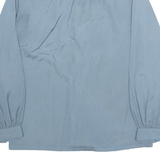 Womens Shirt Blue Collared Long Sleeve M
