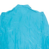 Womens Shirt Blue Collared Long Sleeve XL