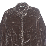 MERONA Womens Shirt Brown Collared Long Sleeve S