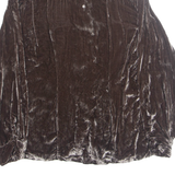 MERONA Womens Shirt Brown Collared Long Sleeve S