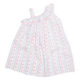 Womens Printed Blouse Blue Sleeveless Striped S