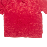 Womens Printed Top Red L