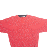 AVENUES Womens Printed Top Red Crazy Pattern L