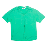 Womens Shirt Green Collared L