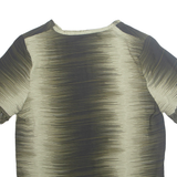 Womens Printed Top Green Crazy Pattern L