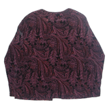 NOTATIONS Womens Printed Blouse Purple Long Sleeve Paisley XL