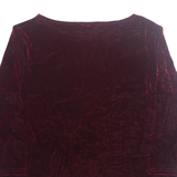 Womens Top Maroon 3/4 Sleeve XL