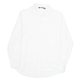 ZARA Womens Shirt White Collared Long Sleeve M