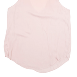ZARA Womens Vest Pink V-Neck S