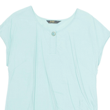 RUBY Womens Top Blue Viscose M