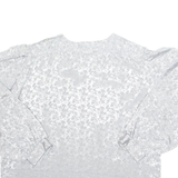 Womens Printed Top Grey Long Sleeve XL