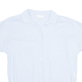 H&M Womens Printed Shirt Blue Collared Striped UK 8