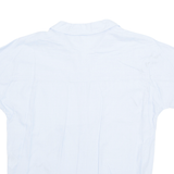 H&M Womens Printed Shirt Blue Collared Striped UK 8