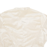 WI-FI Womens Blouse Beige Collared Long Sleeve M