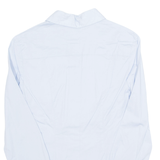 MNG BASICS Womens Shirt Blue Collared Long Sleeve XS