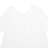 Womens Top White V-Neck M