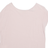 OBJECT Womens Top Pink Viscose M