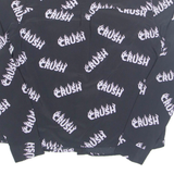 CROPP Crush Womens Cropped Shirt Black Collared Long Sleeve XS