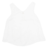 BERSHKA Womens Top White S