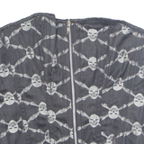 Skull And Bones Womens Printed Corset Black Crazy Pattern XL