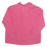 Womens Shirt Pink Collared Long Sleeve L