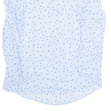 Womens Printed Top Blue V-Neck Long Sleeve Striped L