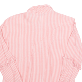 ONLY Womens Printed Shirt Pink Collared Long Sleeve Striped S