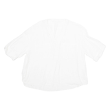 Sheer Womens Blouse White XL