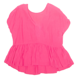 Womens Top Pink V-Neck XL