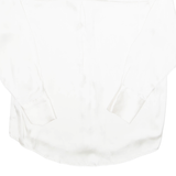 ZARA Womens Shirt White Collared Long Sleeve M