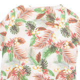 Womens Printed Top White Floral M