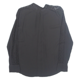 H&M Womens Blouse Black Long Sleeve M