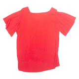 Womens Top Red V-Neck L