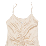 ASOS DESIGN Cropped Womens Camisole Vest Beige V-Neck UK 6