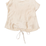 ASOS DESIGN Cropped Womens Camisole Vest Beige V-Neck UK 6