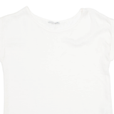 LA HALE Sheer Womens Top White M