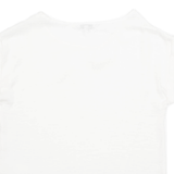LA HALE Sheer Womens Top White M
