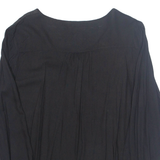 Womens Top Black V-Neck Long Sleeve L