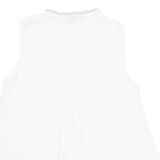H&M Sheer Womens Blouse White L