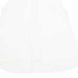 H&M Sheer Womens Blouse White L